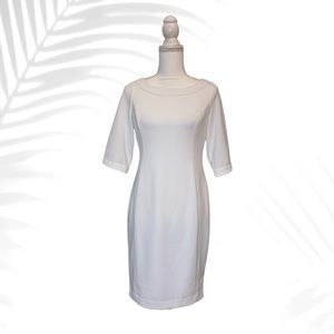 Calvin Klein Ivory Midi Dress
